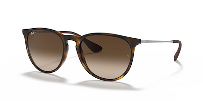 Ray-Ban Women's Erika Classic Sunglasses Matte Havana/Brown Gradient (54 mm) - 0RB4171-865/13 54