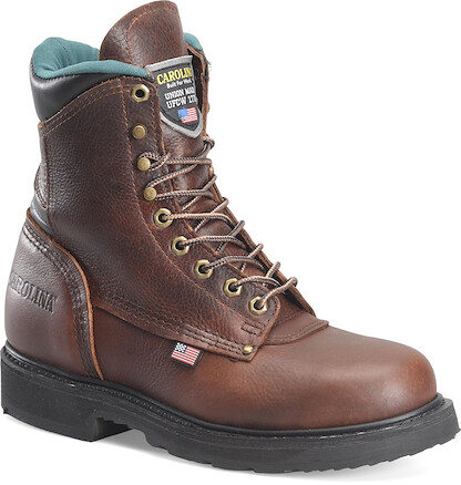 CAROLINA Men's 8" Sarge Hi Soft Toe EH Work Boot Dark Brown - 809