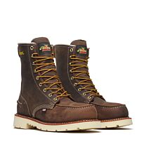 Thorogood Men's 8" 1957 Series Steel Toe Waterproof Work Boots Brown Crazy Horse - 804-3868