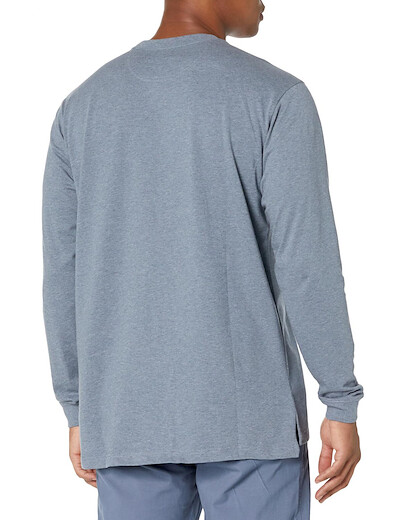 GUARDIAN COTTON LS T - Blue Heather
