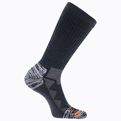 Merrell Unisex Premium Work Crew Socks Black (1 pair) - MEA33663C1B4001-BLACK