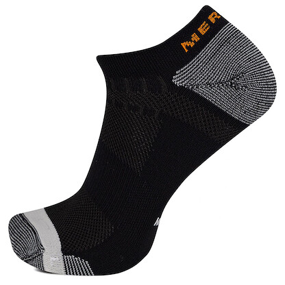 Merrell Unisex Trail Runner Lightweight No Show Socks Black (1 pair) - MEA33730N1B4001-BLACK