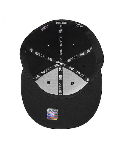 New Era 59fifty NFL Dallas Cowboys Black Gray Basic Men's Hat Cap (7 1/2)
