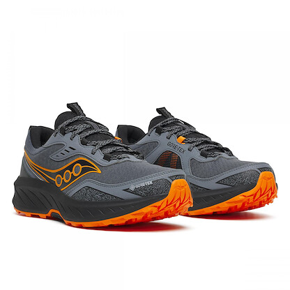 Saucony Men's Excursion TR18 Gore-Tex Carbon/Fuego Running Shoe - S101013-1002