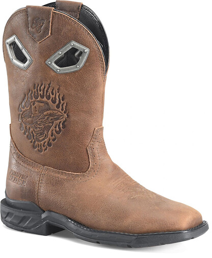 Phantom Rider Men's 11" Delve Soft Toe Roper Boot Brown - PH5034