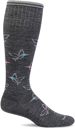 Sockwell Women's Free Fly Moderate Graduated Compression Sock Charcoal -