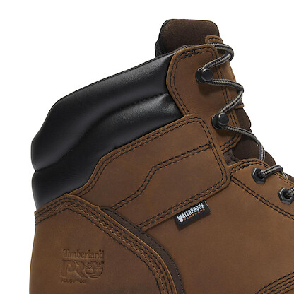 Timberland PRO Men's Titan Tasker 6 Inch Alloy Safety Toe Waterproof Industrial Work Boot, Light Brown Full Grain, 14 M US