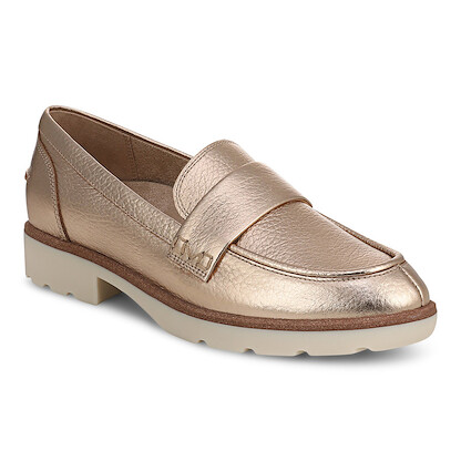 Vionic Women's Cleo Loafer Bronze Metallic Leather - J5403LA203
