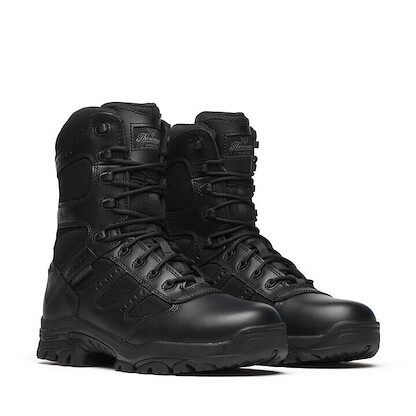 Thorogood Men's 8" The Deuce Series Soft Toe Waterproof Tactical Side Zip Work Boot Black - 834-6219