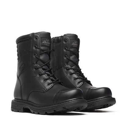 Thorogood Men's 8" GenFlex2 Series Tactical Side Zip Jump Boot Black - 834-6888