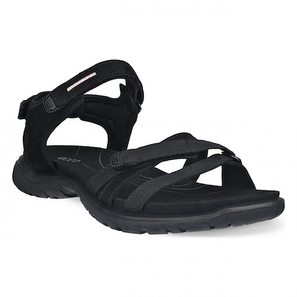 ECCO Women's Offroad Roam Sandal Black/Black Nubuck - 85330351052