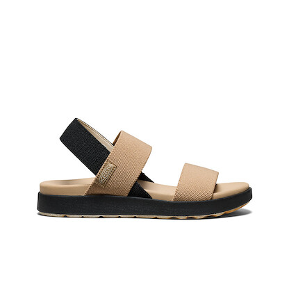 KEEN Women's Elle Backstrap Sandal Cornstalk/Black - 1030141