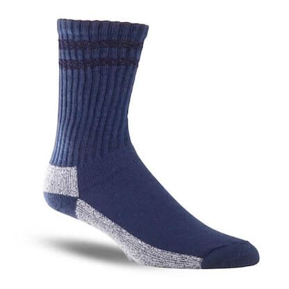 Thorogood Unisex Professional Uniform Crew Socks Navy (3 pairs) - 888-1009