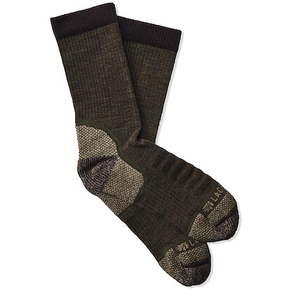 LaCrosse Men's Copper & Merino Lightweight Crew Socks Olive - 913326