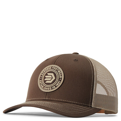 LaCrosse Men's Rubber Patch Trucker Hat Brown - 918583
