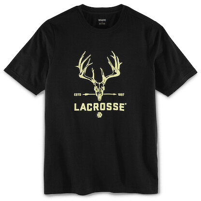 LaCrosse Unisex Whitetail Tee Black - 918585