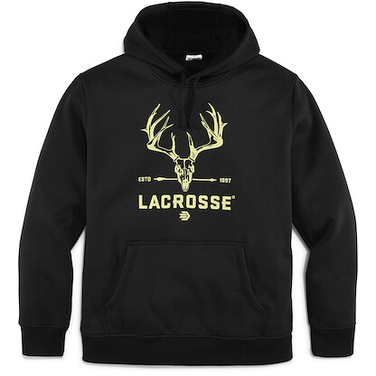 LaCrosse Unisex Whitetail Hoodie Black - 918590
