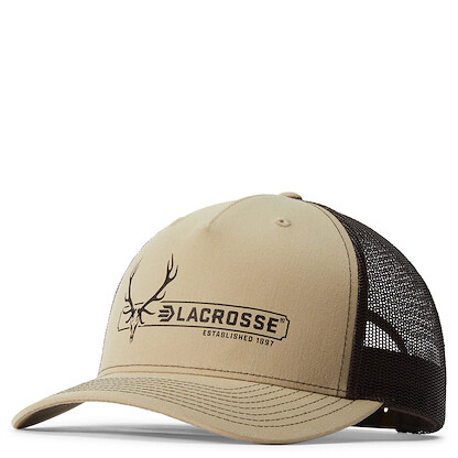 LaCrosse Men's Elk Trucker Hat Khaki/Coffee - 918595