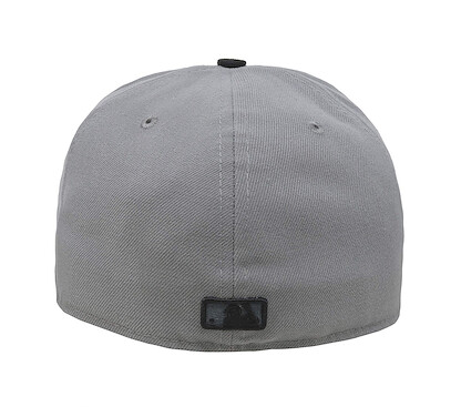 New Era 59Fifty MLB Basic Atlanta Braves Fitted Gray/Black Headwear Cap (7 1/2)