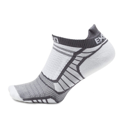 Thorlo Unisex Experia PROLITE Ultra-Light Cushion No Show Tab Socks Grey - XPTU-194