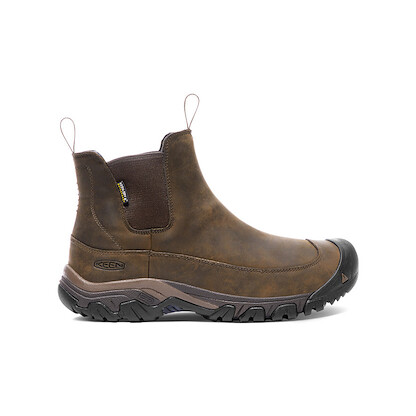 KEEN Men's Anchorage III Waterproof Boot Dark Earth/Mulch - 1017790