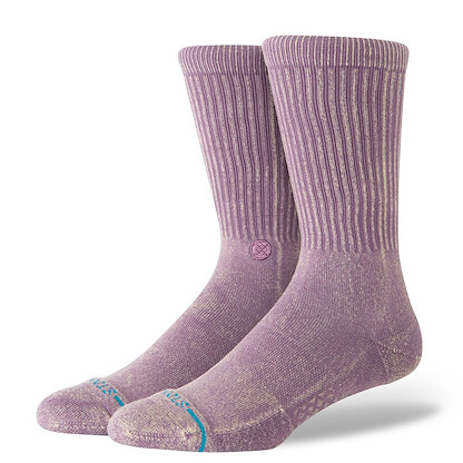 Stance Unisex Icon Dyed Crew Sock Plum - A556A25IDC-PLM
