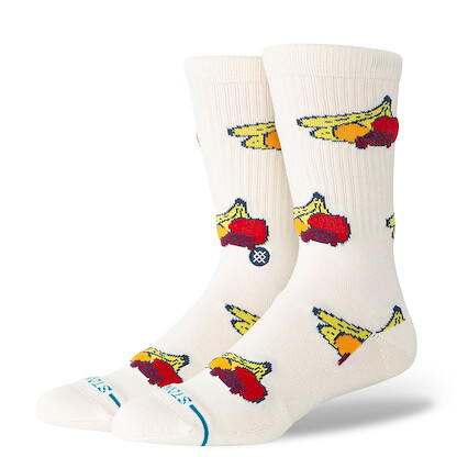 Stance Unisex Fruits Crew Socks Canvas - A556A26FRU-CVS