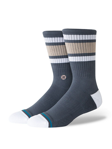Stance Unisex Signature Boyd Crew Socks Turbulence - A556GC26SG-TUB