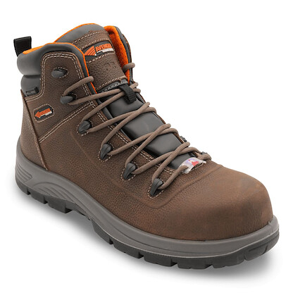 Avenger Men's Framer Max PR Mid Brown Composite Toe Work Boots - A8200