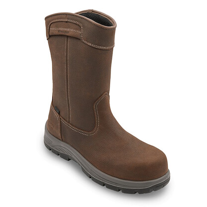 Avenger Women's Framer Max Wellington Brown Composite Toe Work Boot - A8214