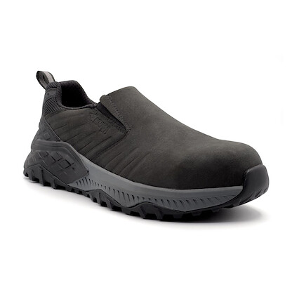 Avenger Women's Summit Trail Composite Toe ESD Slip Resistant Slip-On Work Shoe Black - A8843