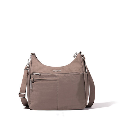 Baggallini Securtex Anti-Theft Free Time Crossbody Bag Portobello - AFT464-B0220