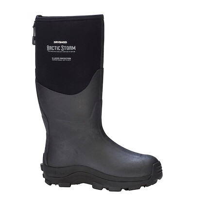 Dryshod Men's Arctic Storm Extreme Conditions Pull On Winter Boot Black/Grey - ARS-MH-BK
