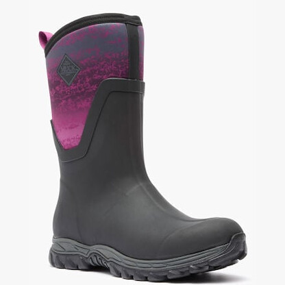 Muck Boot Company Women's Arctic Sport II Mid Boot Black/Magenta Digi Fade Print - AS2M004