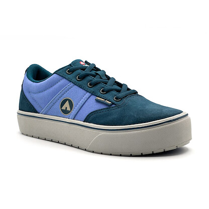AIRWALK SAFETY Women's Venice Composite Toe EH Work Shoe Cornflower Blue Canvas - AW5036
