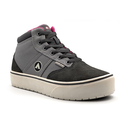 AIRWALK SAFETY Women's Venice Mid Composite Toe EH Work Shoe Graphite Canvas - AW5046