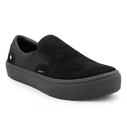 AIRWALK SAFETY Women's Venice Slip-On Composite Toe ESD Work Shoe Black - AW7060