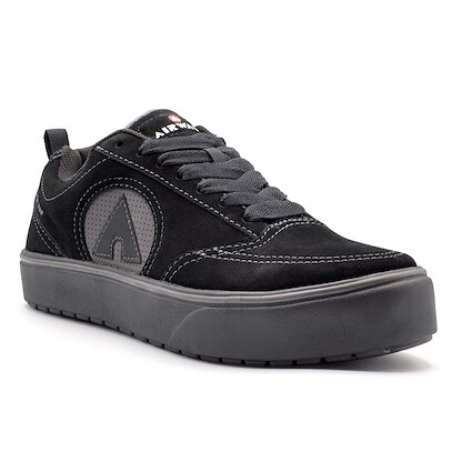 AIRWALK SAFETY Men's Phat A Composite Toe EH Work Shoe Black Leather - AW7301