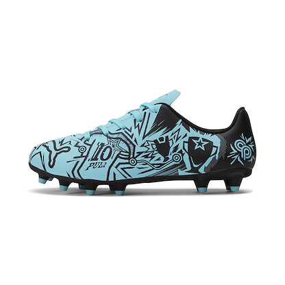 PUMA x Christian Pulisic Unisex Kids' Tacto II Artificial Ground Soccer Cleats Hero Blue/Black - 10750002