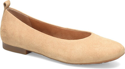 Born Women's Patrice Ballet Flat Natural (Gobi) - BR0064187