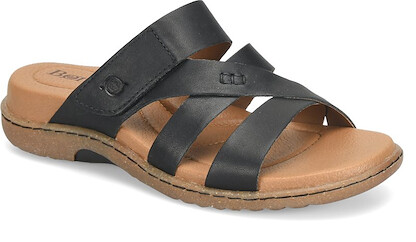 Born Women's Shawna Sandal Black Full Grain Leather - BR0084803