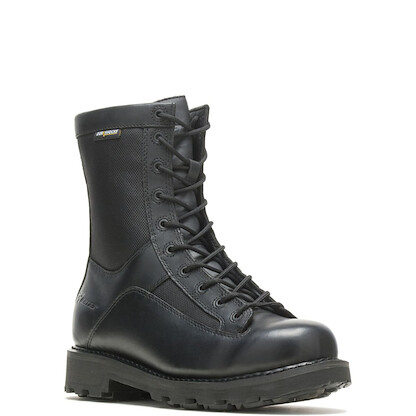 Bates Men's 8" DuraShocks® Lace-to-Toe Side Zip Boot Black - E03140