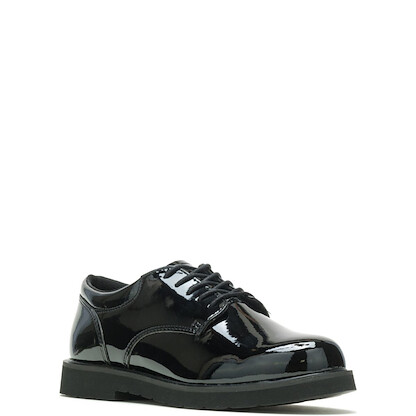 Bates Women's High Gloss Duty Oxford Black - E22741