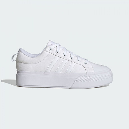 Adidas Women's Bravada 2.0 Platform Sneaker Cloud White/Cloud White/Chalk White - IE2309