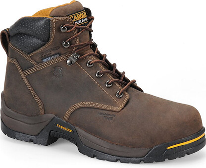 CAROLINA Men's 6" Bruno Lo Composite Toe Insulated Waterproof Work Boot Dark Brown - CA5521
