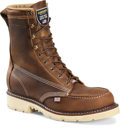 CAROLINA Men's 8" Ferric USA Soft Toe Work Boot Brown - CA7016