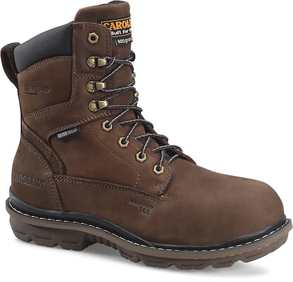 CAROLINA Men's 8" Dormite Composite Toe Insulated Waterproof Work Boot Brown - CA8556
