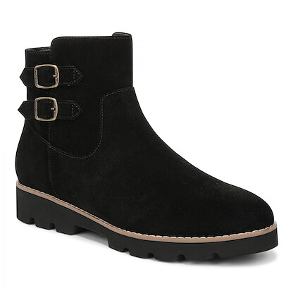 Vionic Women's Carissa Ankle Boot Black Suede - J6451L1001