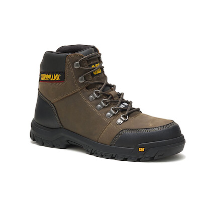 CATERPILLAR WORK Men's Outline Steel Toe Work Boot Dark Gull Grey - P90802