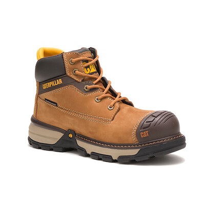 CATERPILLAR WORK Women's 6" Excavator Superlite Composite Toe Waterproof Work Boot Sudan Brown - P91199